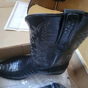 Men's Caiman/Buffalo Cowboy Boots NEW
